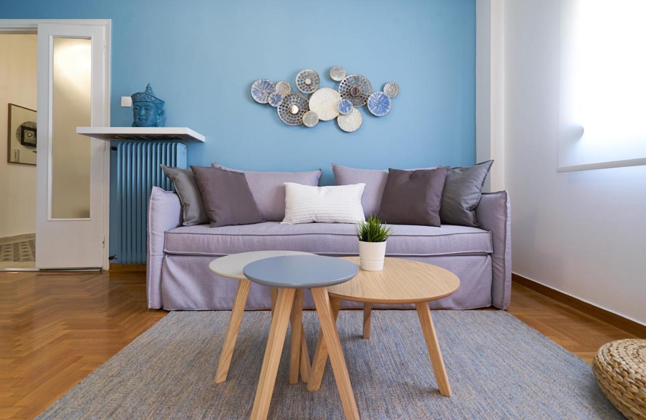 “Blue Oasis” In The Heart Of Koukaki! Leilighet Athen Eksteriør bilde